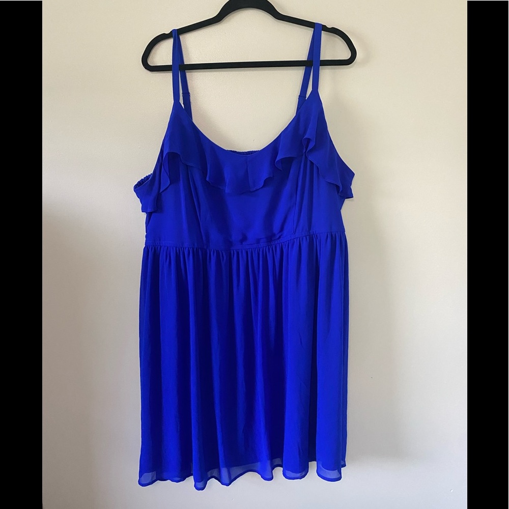 Royal blue dress